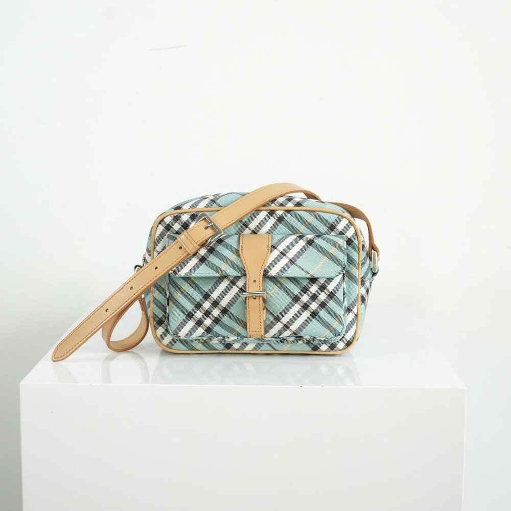 Burberry Blue Label Nova Check Nylon Shoulder Bag